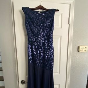 Formal Navy Blue Dress